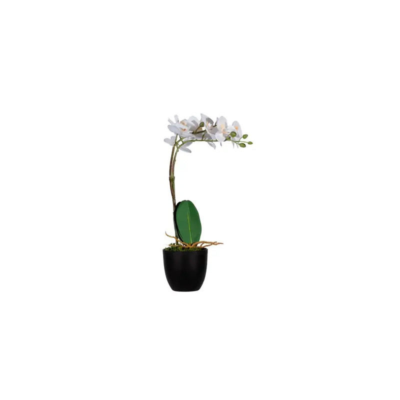 FLOR ARTIFICIAL PAPERFLOW ORQUIDEA BLANCA 40 CM