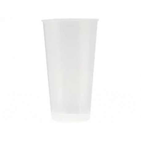 VASO DE PLASTICO REUTILIZABLE TRANSPARENTE 400 ML PAQUETE DE 10 UNIDADES