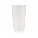VASO DE PLASTICO REUTILIZABLE TRANSPARENTE 400 ML PAQUETE DE 10 UNIDADES
