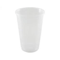VASO DE PLASTICO REUTILIZABLE TRANSPARENTE 550 ML PAQUETE DE 10 UNIDADES