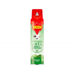 INSECTICIDA ORION PARA MOSCAS Y MOSQUITOS AROMA MANZANA BOTE DE 600 ML