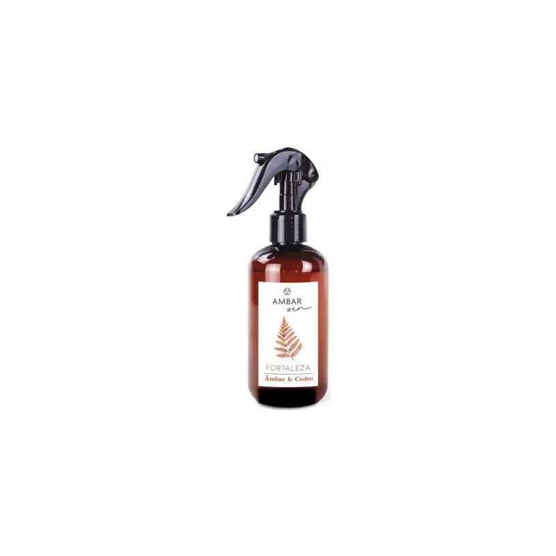 AMBIENTADOR AMBAR ZEN FORTALEZA AMBAR&CEDRO BOTE PULVERIZADOR DE 225 ML