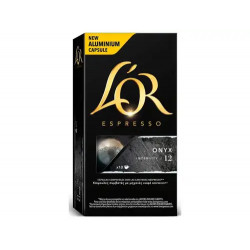 CAFE L OR ESPRESSO ONYX IINTENSIDAD 12 CAJA DE 10 CAPSULAS COMPATIBLE NESPRESSO