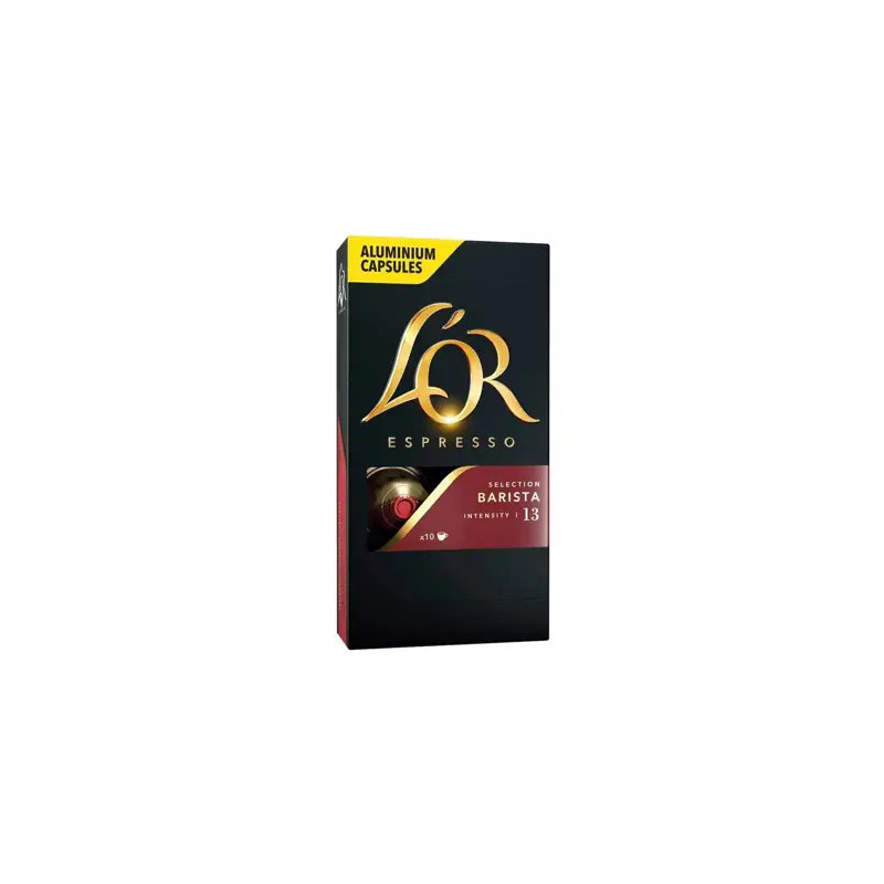 CAFE L'OR ESPRESSO BARISTA INTENSIDAD 13 CAJA DE 10 CAPSULAS XXL COMPATIBLE NESPRESSO