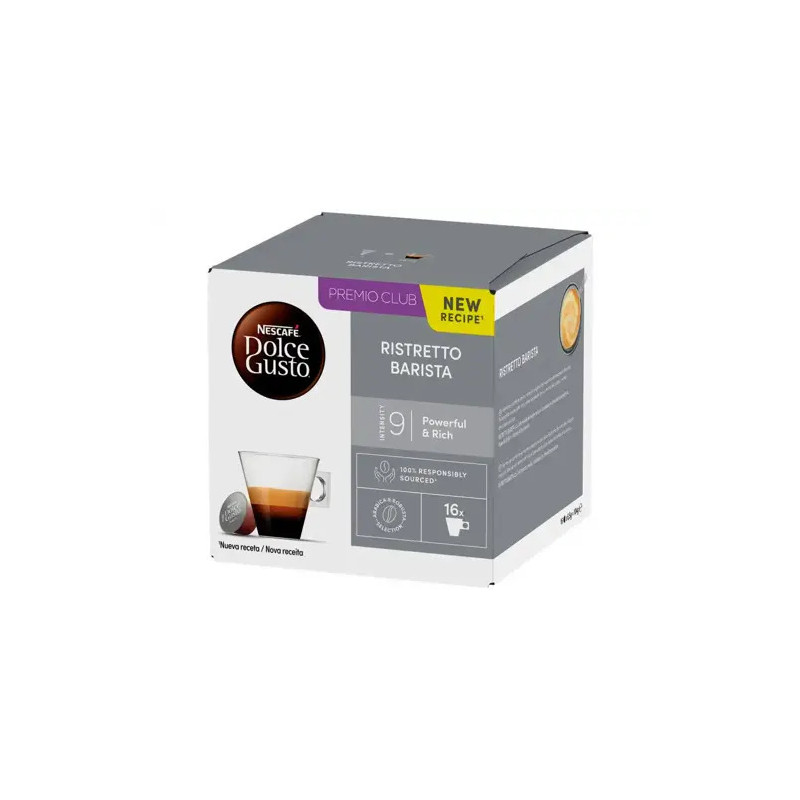 CAFE DOLCE GUSTO RISTRETTO BARISTA INTENSIDAD 9 CAJA DE 16 CAPSULAS