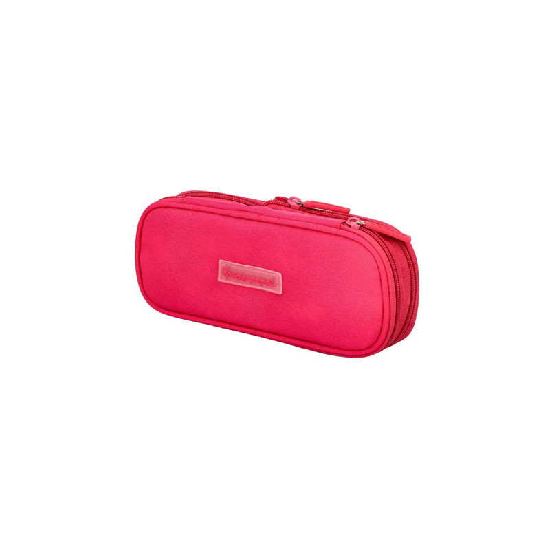ESTUCHE PORTATODO LIDERPAPEL COLOR POP 2 CREMALLERAS CON COMPARTIMENTO EXTENSIBLE ROSA FUCSIA 230 X 
