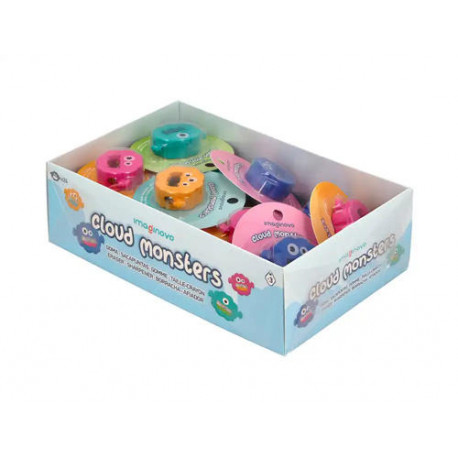 GOMA DE BORRAR IMAGINOVO ERASE IT MONSTRUO CON SACAPUNTAS COLORES SURTIDOS