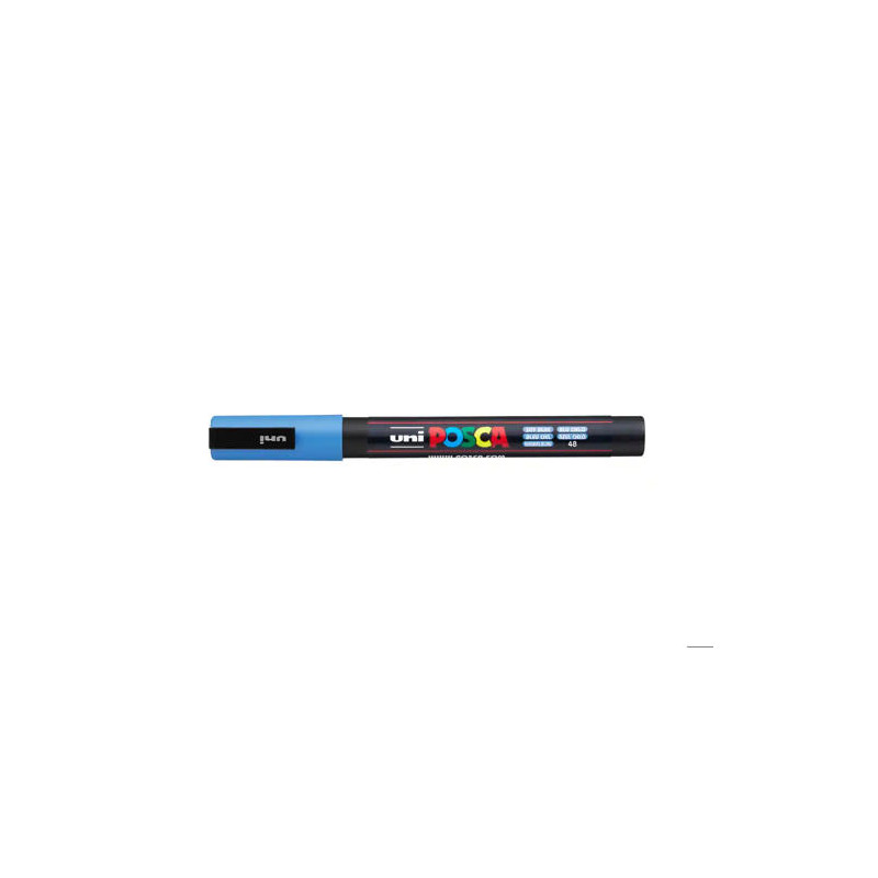ROTULADOR UNI POSCA 0,9 - 1,3MM PC-3M AZUL CIELO