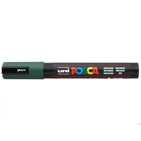 ROTULADOR UNI POSCA 1,8 - 2,5MM PC-5M VERDE INGLES