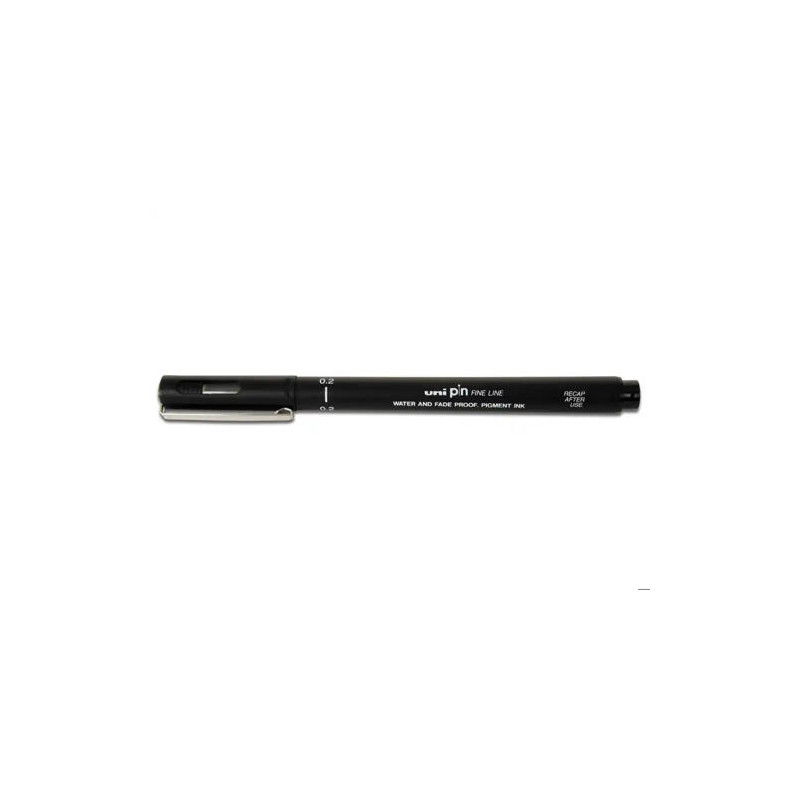 ROTULADOR UNI PIN CALIBRADO PIN02-200(S) NEGRO