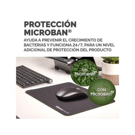 ALFOMBRILLA PARA RATON FELLOWES BREYTA XL NEGRO