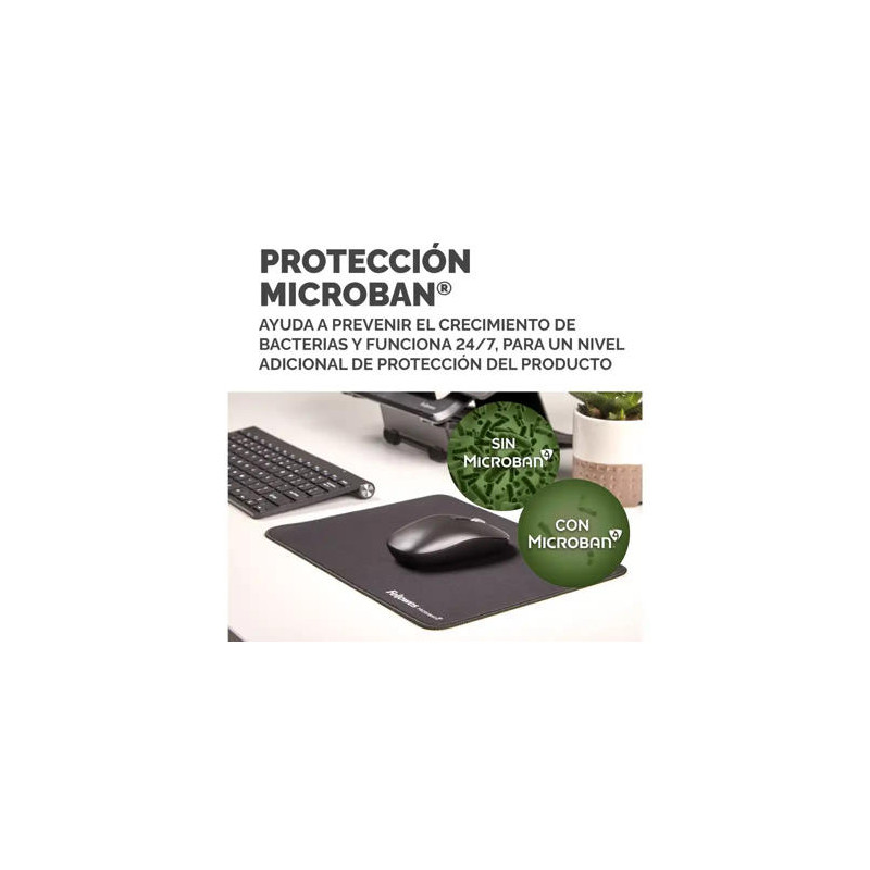 ALFOMBRILLA PARA RATON FELLOWES BREYTA XL NEGRO