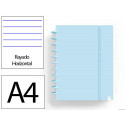 CUADERNO INGENIOX FOAM A4 80H RAYADO HORIZONTAL AZUL PASTEL