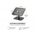 SOPORTE PARA PORTATIL FELLOWES ALUMINIA CON PEANA NEGRO 280X245X65 MM