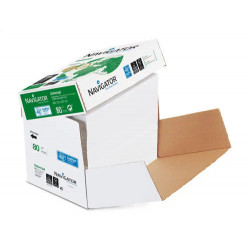 PAPEL FOTOCOPIADORA NAVIGATOR DIN A4 80 GRAMOS CAJA DE 2500 HOJAS