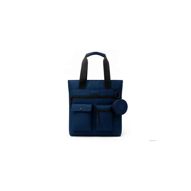 MOCHILA ANTARTIK BOLSO FLIP BAG CON ACOLCHADO PARA PORTATIL 15" AZUL MARINO 400X120X390 MM