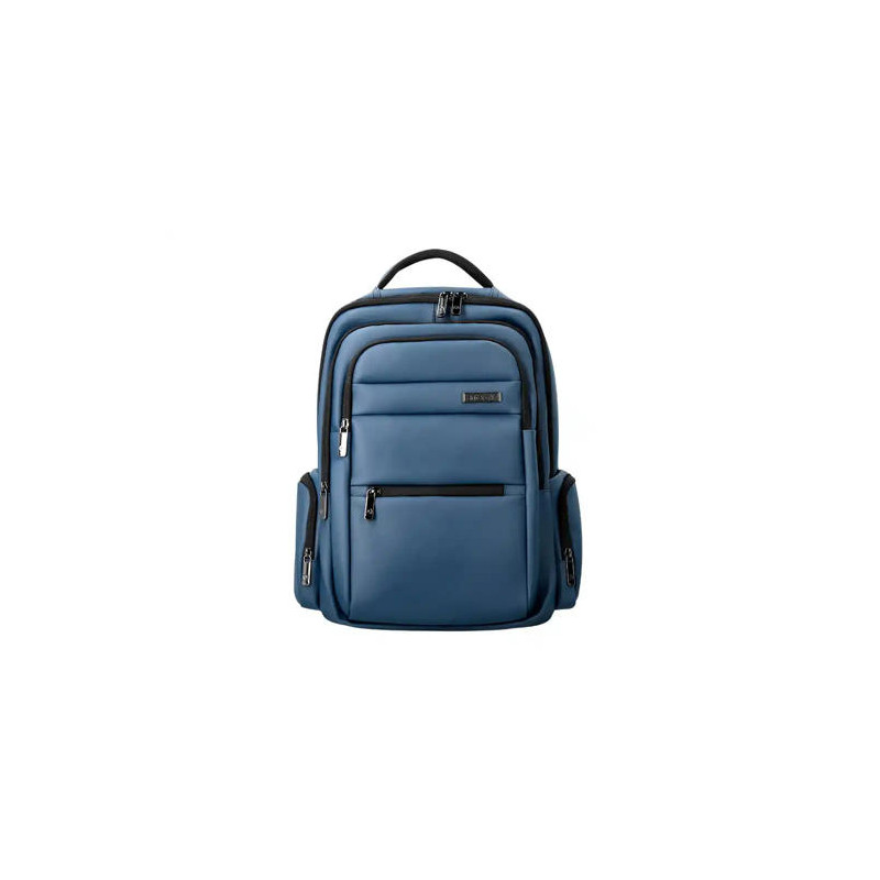 MOCHILA ANTARTIK VOLT 5 COMPARTIMENTOS COLOR AZUL MARINO INTERIOR TURQUESA 450X180X330 MM