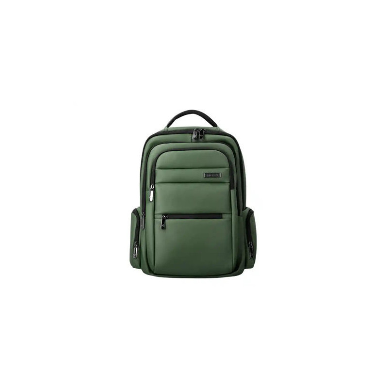 MOCHILA ANTARTIK VOLT 5 COMPARTIMENTOS COLOR VERDE MILITAR INTERIOR NARANJA 450X180X330 MM