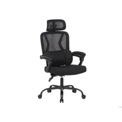 SILLA Q-CONNECT DIRECCION REGGIO MALLA ALT MAX 1300 MM ANC 520 MM PROF 480 MM RUEDAS PREMIUM COLOR N