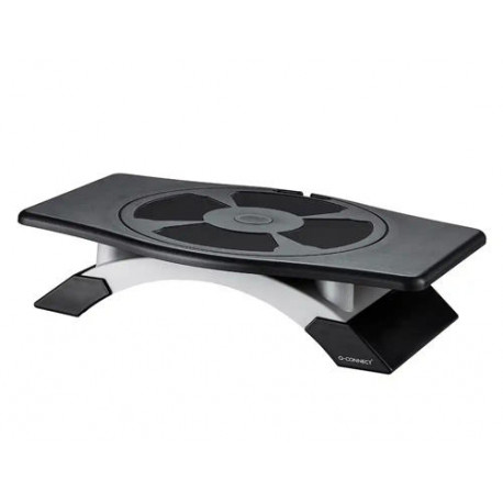 SOPORTE Q-CONNECT PARA MONITOR CON PLATAFORMA GIRATORIA AJUSTABLE DOS ALTURAS 411X287X99 MM