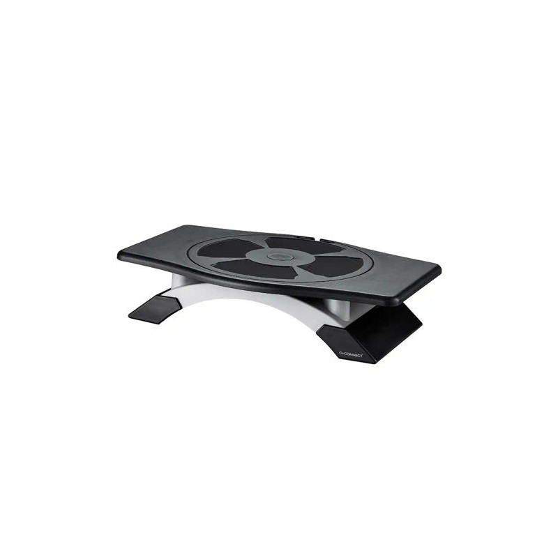 SOPORTE Q-CONNECT PARA MONITOR CON PLATAFORMA GIRATORIA AJUSTABLE DOS ALTURAS 411X287X99 MM