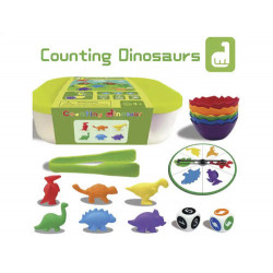 JUEGO DE CLASIFICACION CONTEO DE DINOSAURIOS +3 AÑOS