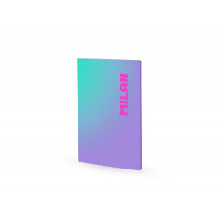 LIBRETA ENCOLADA MILAN COLECCION SUNSET DIN A4 48 HOJAS 95 GR CUADRICULA 5MM LILA