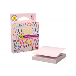 BLOC DE NOTAS ADHESIVAS QUITA Y PON POST IT Z-NOTAS SUPER STICKY 100% PEFC 76X76 MM DISPENSADOR 90 H