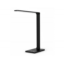 LAMPARA DE ESCRITORIO Q-CONNECT VEGA LED 10W 400 LM TACTIL 5 NIVELES DE COLOR BRILLO REGULABLE COLOR