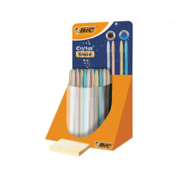 BOLIGRAFO BIC CRISTAL GLACE COLORES SURTIDOS PUNTA 1 MM