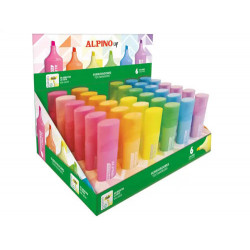 ROTULADOR FLUORESCENTE ALPINO UP EXPOSITOR DE 36 UNIDADES COLORES SURTIDOS