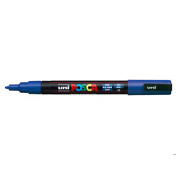 ROTULADOR UNI POSCA PC-3M MARCADOR DE PINTURA PUNTA CONICA 0,9-1,3 MM AZUL