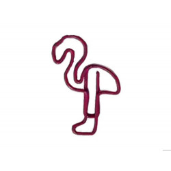 CLIPS IMAGINOVO 28 MM FORMA FLAMENCO EN BLISTER DE 10 UNIDADES