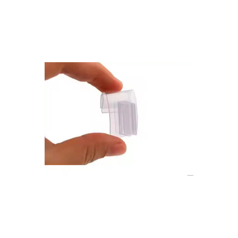 SOPORTE PORTAPRECIOS Q-CONNECT CURVO CLIP DE GRAN AGARRE Y AJUSTABLE PARA ESTANTERIA ETIQUETA 26X22 