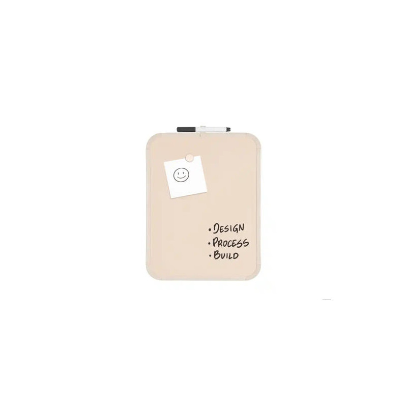 PIZARRA BLANCA BI-OFFICE EASY MAGNETICA CON ROTULADOR COLOR BEIGE 279X355 MM