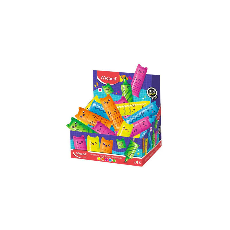 ROTULADOR MAPED FLUORESCENTE MINI KAWAI