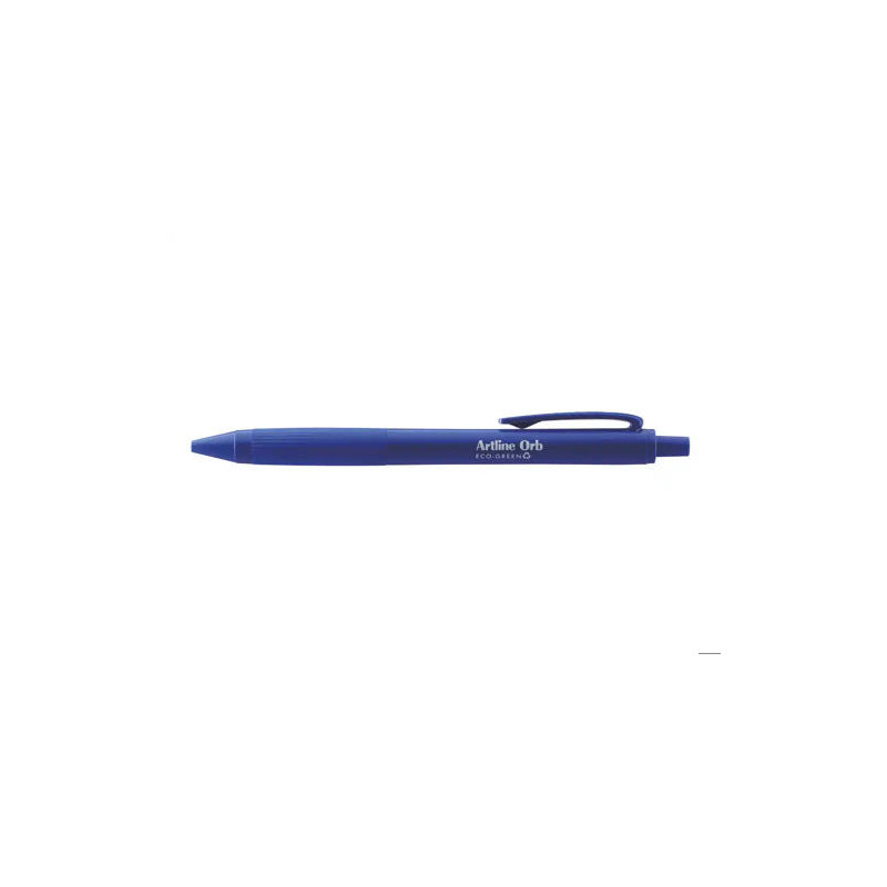 BOLIGRAFO ARTLINE ORB ECO GREEN RETRACTIL 1 MM AZUL