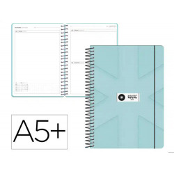 AGENDA ESCOLAR ANTARTIK 26-27 ESPIRAL PACK AND GO DIA PAGINAA5+ BILINGE 80G PAPEL FSC MENTA