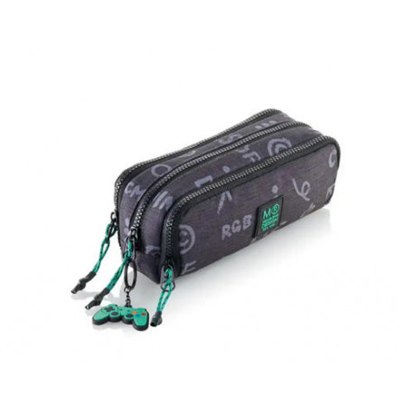 BOLSO PORTATODO MIQUELRIUS TRIPLE GAME OVER 220X50X80 MM