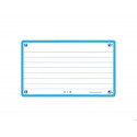 FICHA DE REVISION OXFORD FLASHCARDS 2.0 75X125 MM 250 G RAYADO HORIZONTAL COLOR TURQUESA PAQUETE DE 