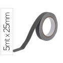 CINTA ANTIDESLIZANTE Q-CONNECT GRIS 5 M X 25 MM