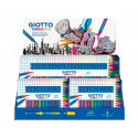 ROTULADOR GIOTTO TURBO PRO DOBLE PUNTA EXPOSITOR SOBREMESA 6 CAJAS DE 15 COLORES SURTIDOS + 4 CAJAS 
