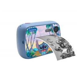 CAMARA DE FOTOS INSTANTANEA LEXIBOOK STITCH STARCAM PRINT TARJETA SD 32 GB CON KIT PERSONALIZACION