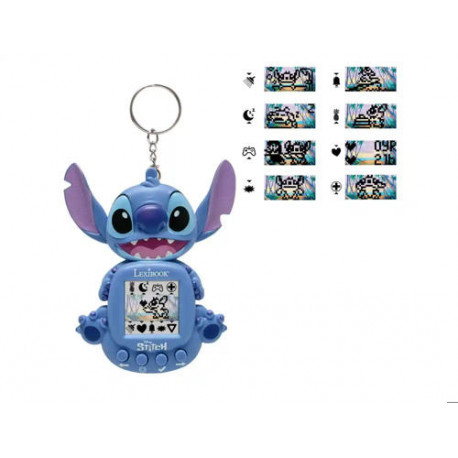 MASCOTA INTERACTIVA LEXIBOOK DISNEY STITCH MY BEST-E PANTALLA LCD CON 8 CATEGORIAS DE JUEGOS