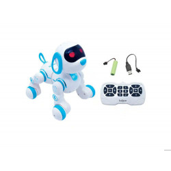 ROBOT INTELIGENTE LEXIBOOK PERRO PUPPY JR PROGRAMABLE CONTROL GESTUAL CON MANDO A DISTANCIA