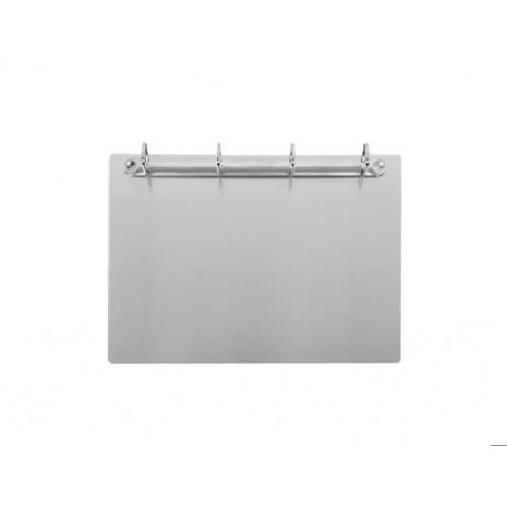 SOPORTE METALICO MAGNETICO DJOIS ALUMINIO 4 ANILLAS 30 MM DIN A4 HORIZONTAL