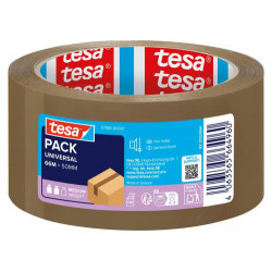 CINTA ADHESIVA TESA MARRON POLIPROPILENO 66 M X 50 MM PARA EMBALAJE