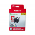 INK-JET CANON MULTIPACK PG595 NEGRO + CL586 COLOR + 50 HOJAS PAPEL FOTO 10X15 CM