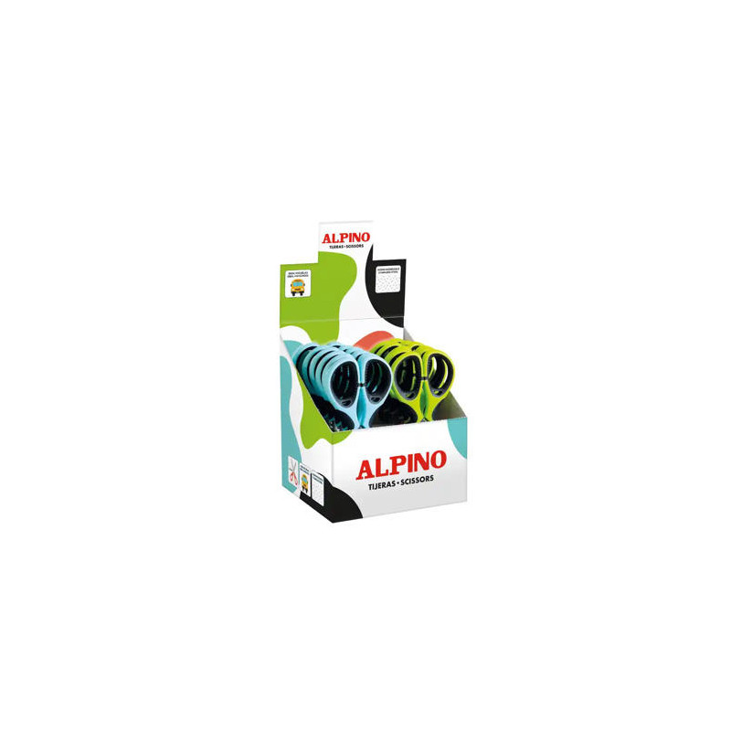 TIJERA ESCOLAR ALPINO COLORFULL 130 MM