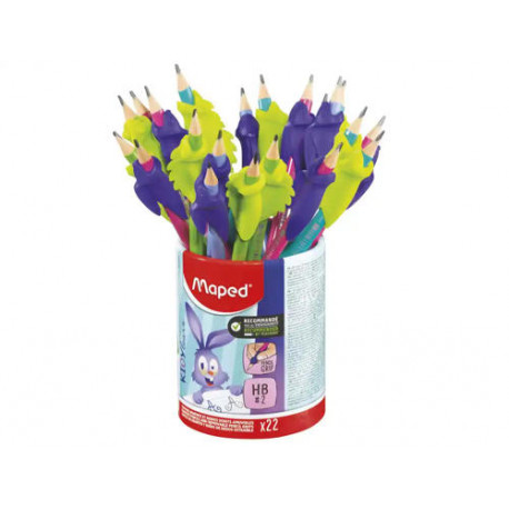 LAPIZ DE GRAFITO MAPED HB GOMA CON ADAPTADOR ERGON KIDY